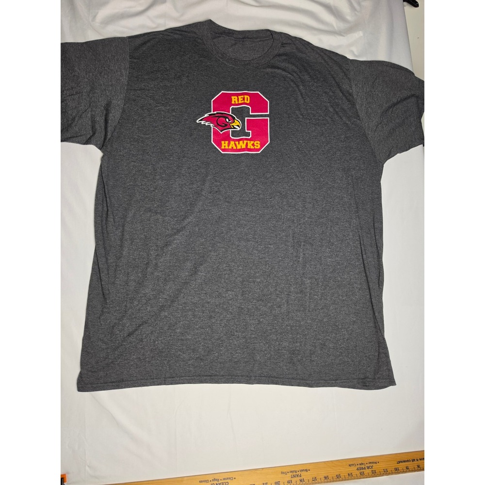 Gateway Technical College Red Hawks T-Shirt Gray 100 Years Graphic Tee 3XL